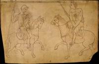Folio 16 - Deux cavaliers armes